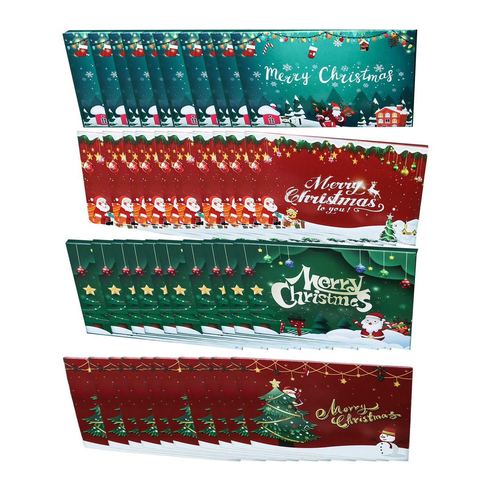 Elnwnnkc Festival Christmas Greeting Card Set Christmas Pleasure Greeting Cards Set for Spreading Happiness This Season Holiday Wishes Cards