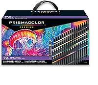Vista 1 de Prismacolor Premier - Marcadores artísticos de doble punta, cincel y puntas finas, colores surtidos, juego de 72 pulgadas, suministros de arte