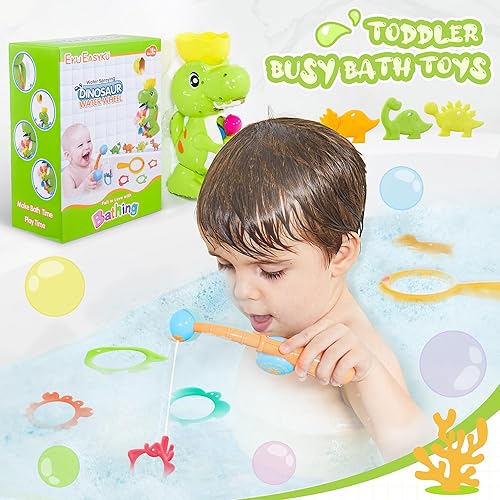 Miniatura 5 de EKU 9917 Juguetes de baño de dinosaurio + 9918 Hipopótamo Juguetes de baño