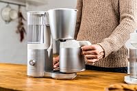 ZWILLING ENFINIGY Filteres Kávéfőző 1,25 L Hőszigetelt Kancsóval, Forraló Rendszer, Blooming Funkció és Intelligens Vízkőtelenítés, Rozsdame 4