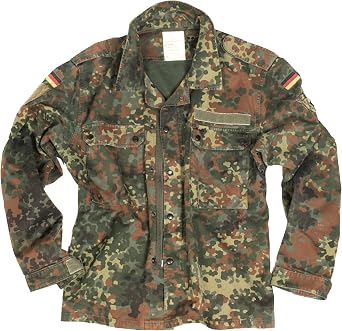 Auténtica camisa militar alemana, estilo vintage: Amazon.es: Ropa