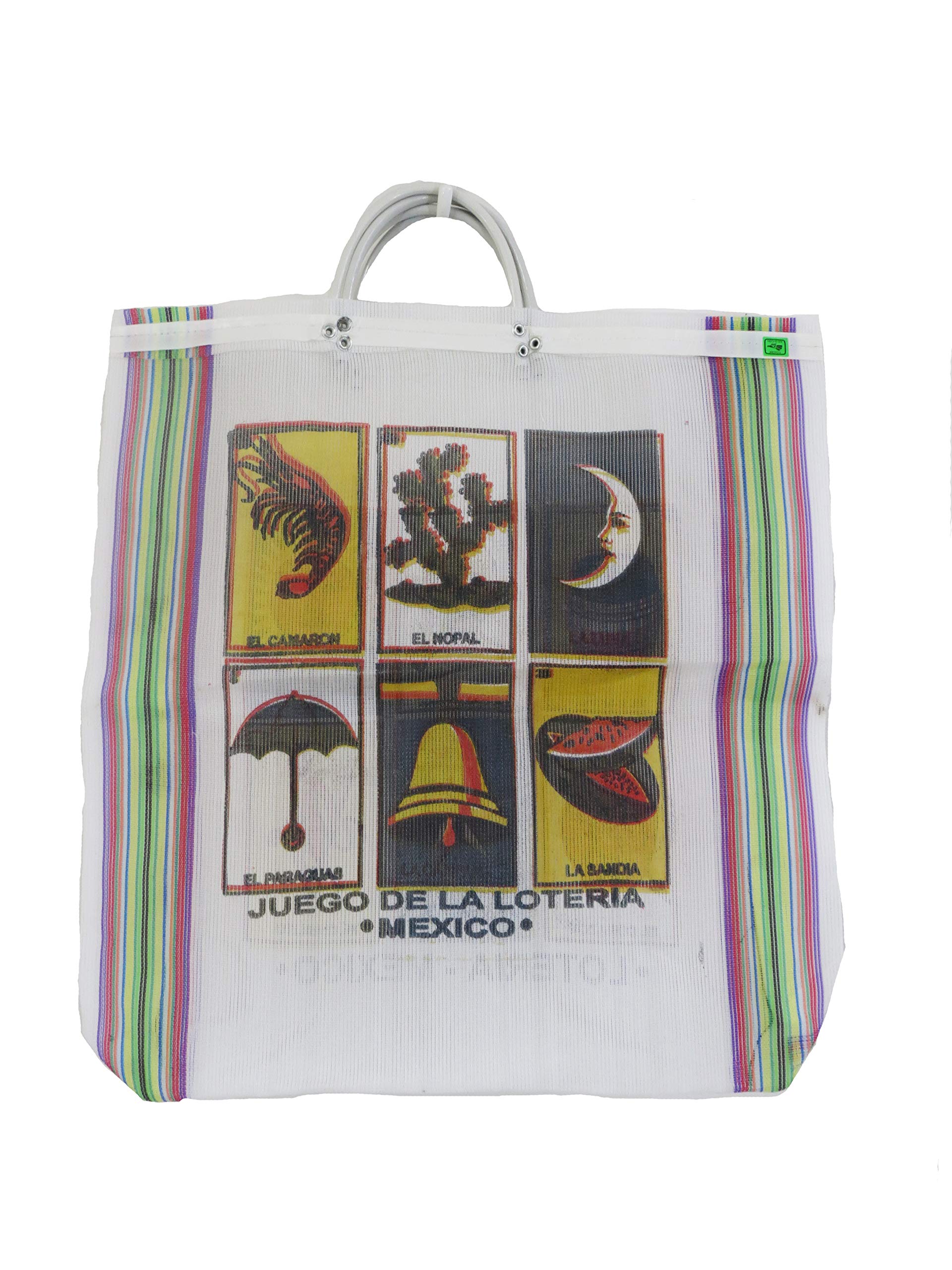 Cartas de Loteria Mesh Mexican Market Bag