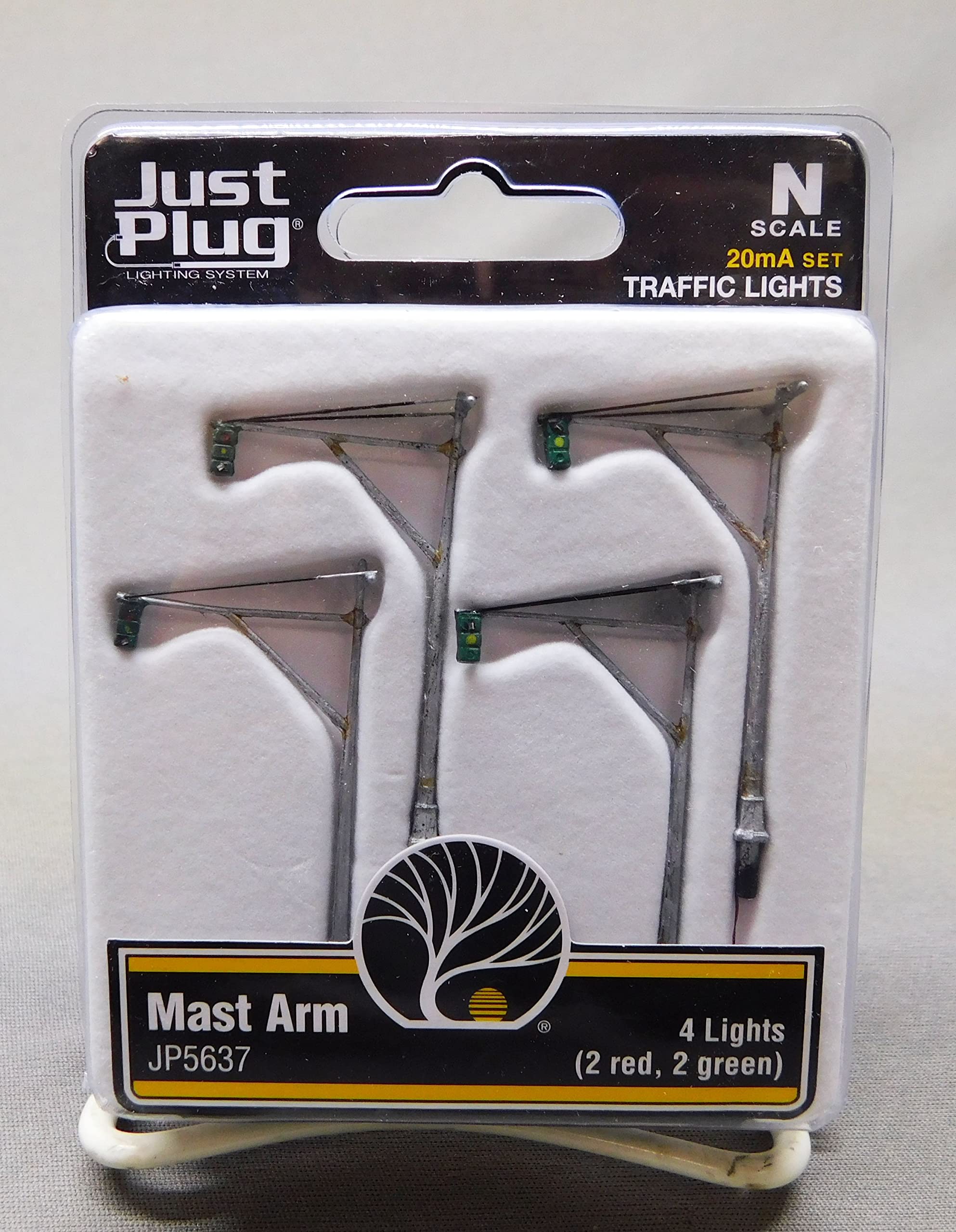 Woodland SCENICS MAST BRACCIO semaforo 4 Pack N Scale