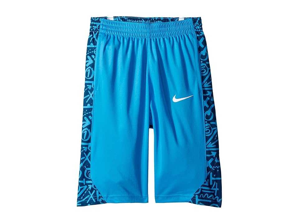 

Nike Kids Dry Avalanche Aop Basketball Shorts (Little Kids/Big Kids) (Equator Blue/White/Black/White) Boy's Shorts