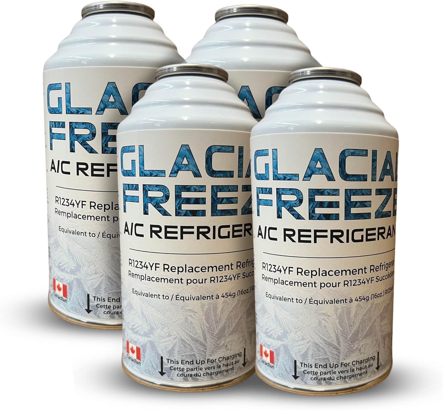 Tectonic Glacial Freeze 1234YF Refrigerant Replacement Cans