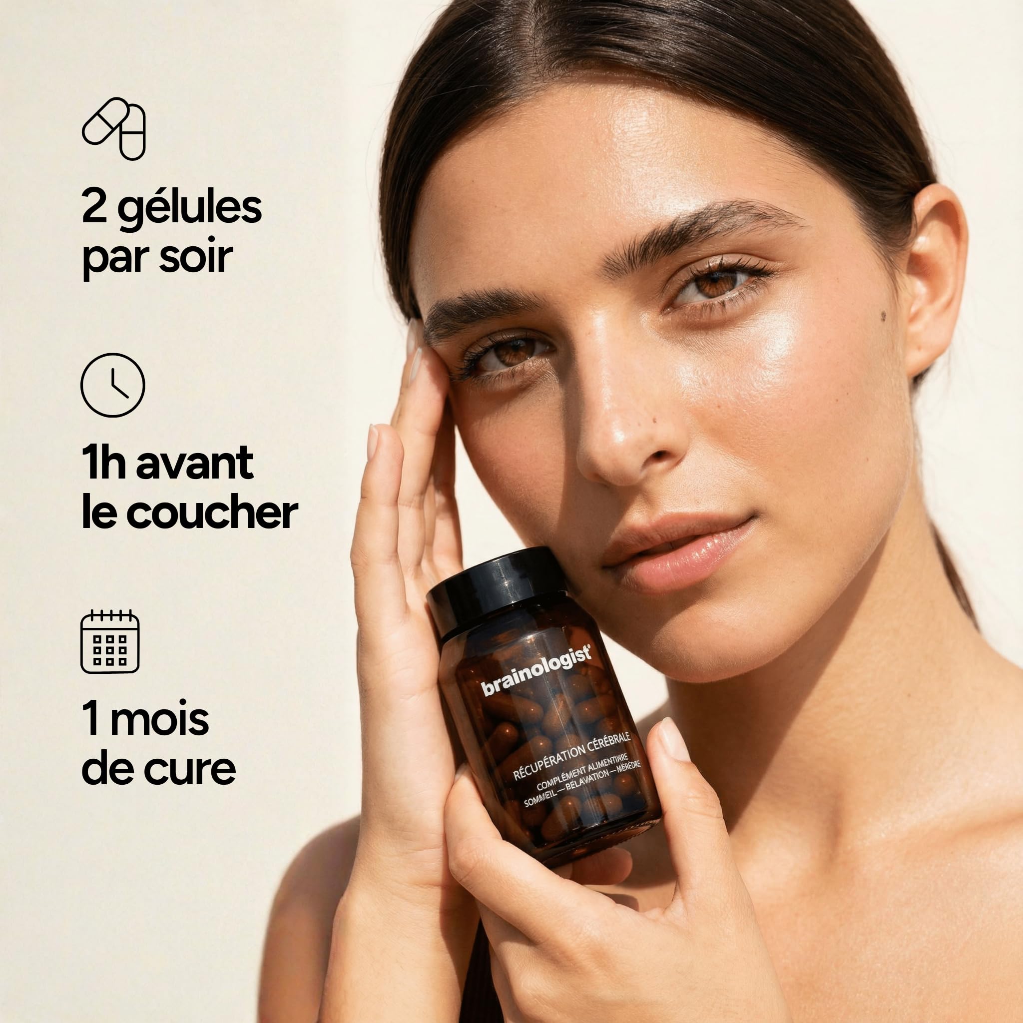 Récupération Cérébrale 30J – Sommeil Réparateur & Relaxation – Gotu Kola Ashwagandha Safran Valériane – Qualité du Sommeil, Stress & Mémoire – Formule Neurosciences – Fabriqué en France
