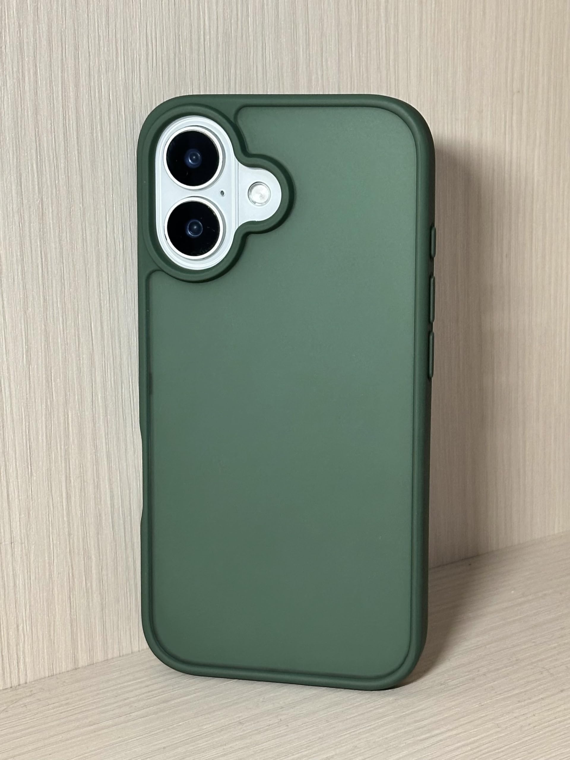 Eastinbox Custodia per iPhone 16 [protezione contro le cadute di grado militare da 4,6 m], custodia per iPhone 16 antiscivolo, antigraffio, sottile opaca satinata, custodia per iPhone 16 da 6,1