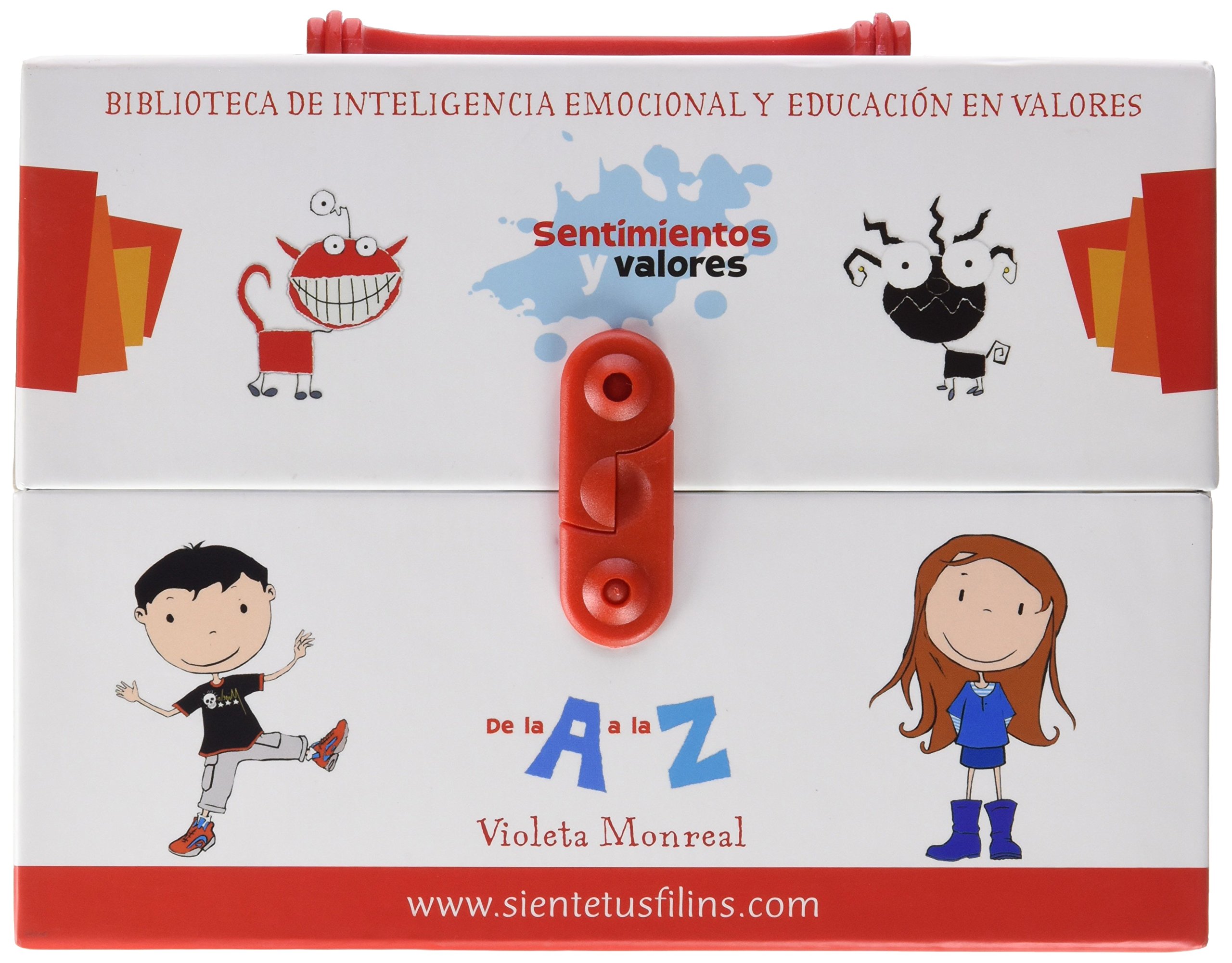 Maletín sentimientos y valores: Biblioteca de inteligencia emocional y educación en valores