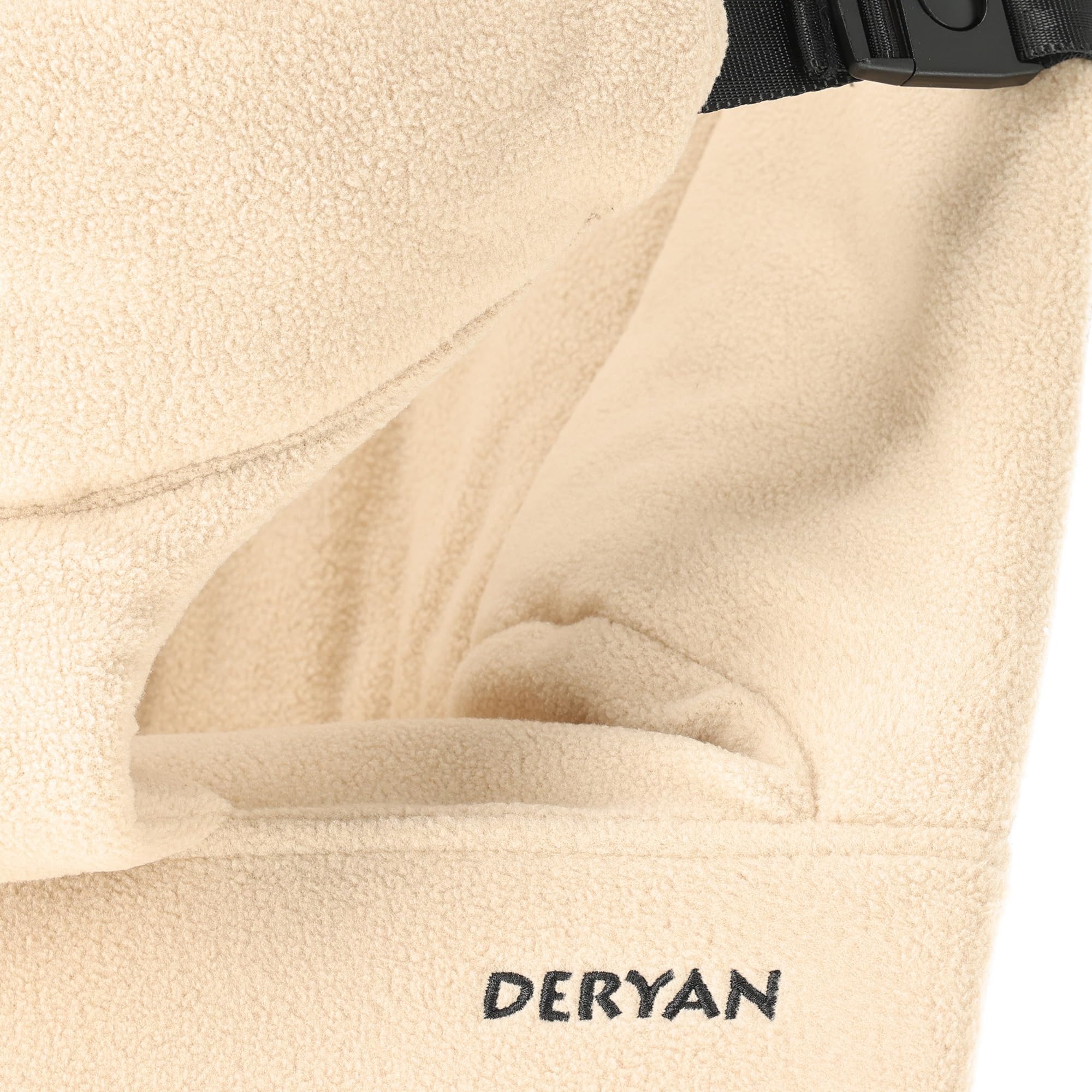 Deryan Teddy Bouncer krzesło kołyskowe 3 w 1 – huśtawka dla niemowląt z wkładką dla noworodków, składana i lekka, ergonomiczny kołyskak dla noworodków od urodzenia do małych dzieci - kremowy