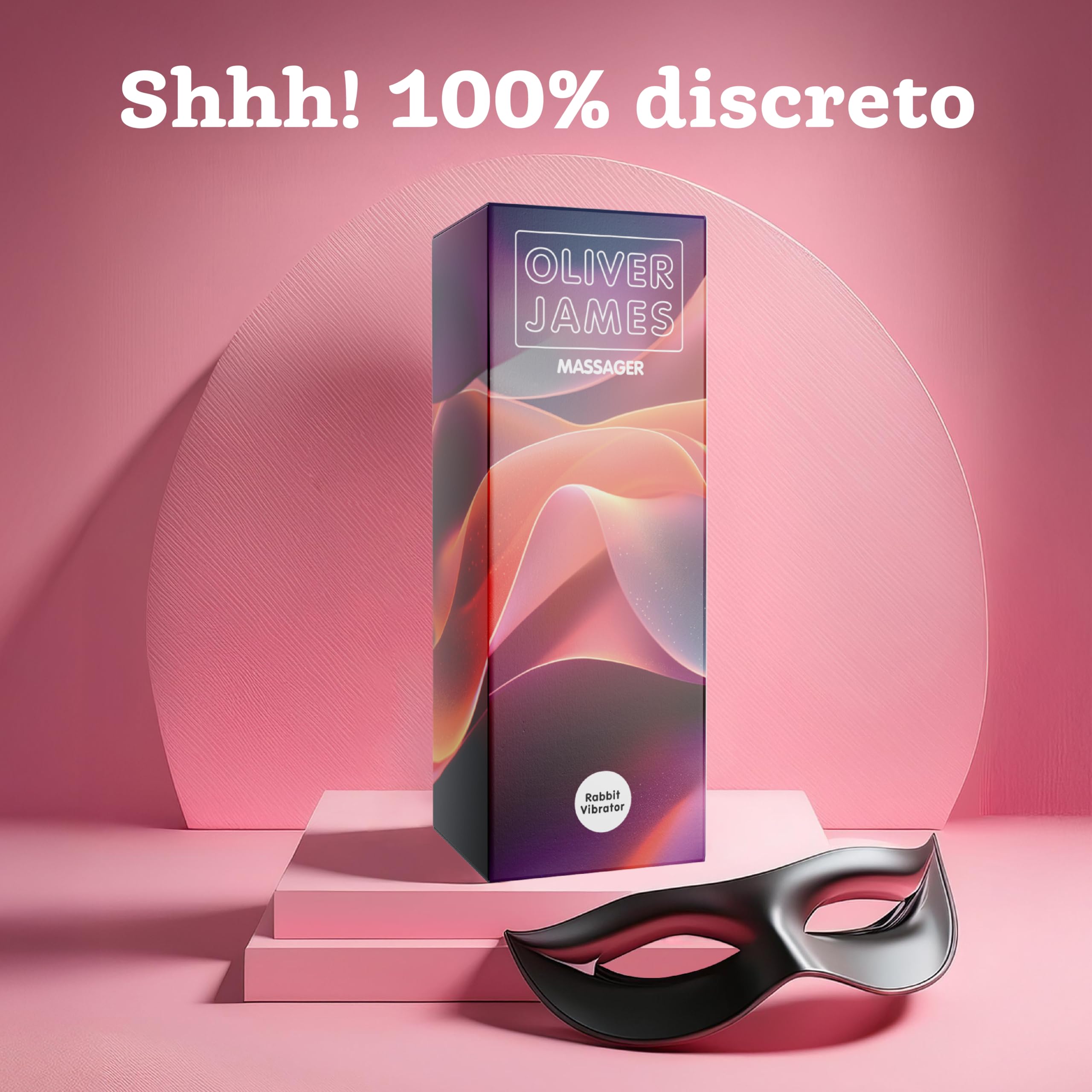 Vibratore Coniglio di Oliver James – 10 Modalità di Vibrazione, Silicone Potente e a Basso Rumore, Resistente all’Acqua, Punto G & Clitoride, Giocattolo Intimo per Donna, Vibratori (lilla pastello)