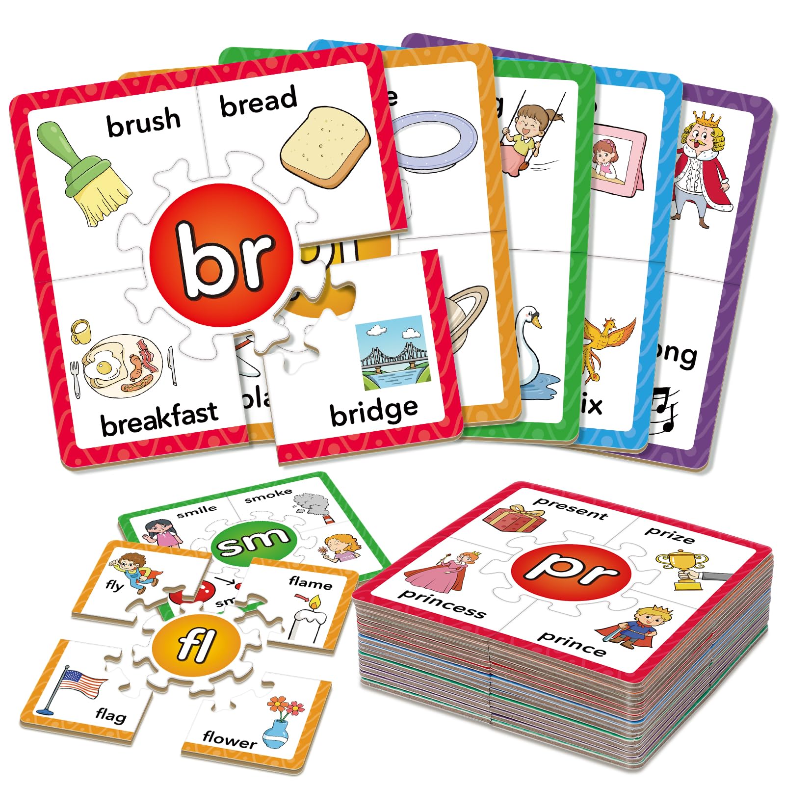 Phonics Puzzle Games, Spelling Games, Phonics Flash Cards, Sight Word Flash  Cards for Toddlers, Learning Educational Toys, Kids Preschool Learning
