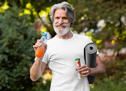 Miniatura 6 de T&D German Multvitamin + Minerals 10 Vitaminas 2 Minerales - 40 tabletas efervescentes de bebida vegana - Sabor a granada - Hecho en Alemania