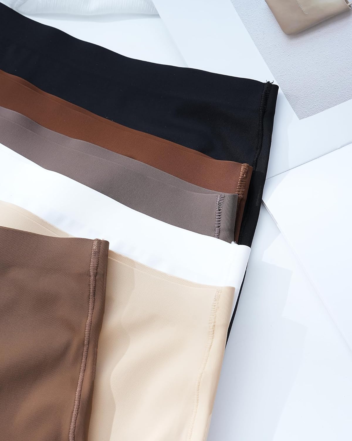 LEVAO Seamless & No Show Boyshorts for Women, Soft Anti-Chafing Underwear 6 Pack Breathable Briefs for Everyday Comfort - Image 7