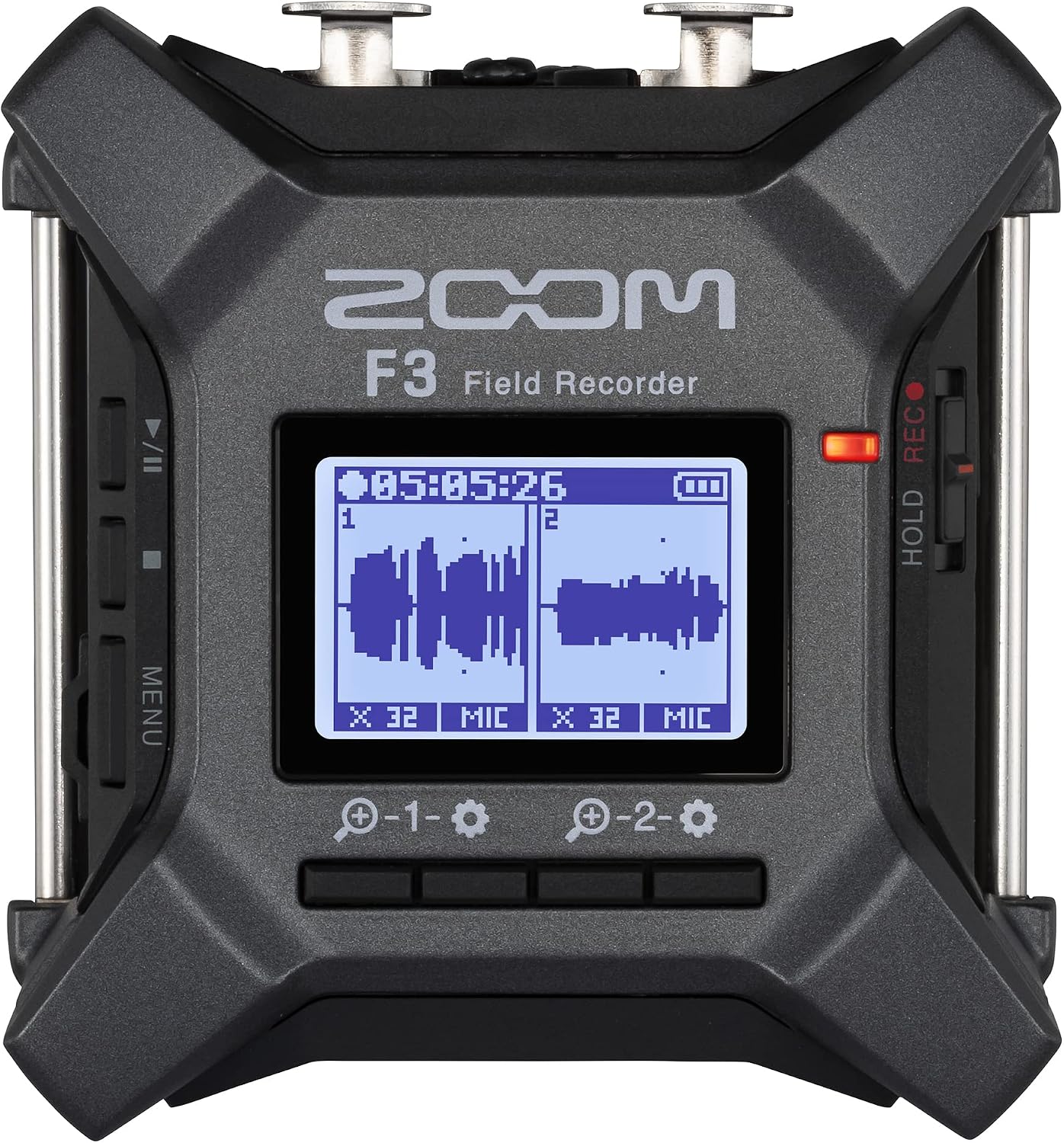 Zoom F3 Professional Field Recorder for Filmmakers & Musicians