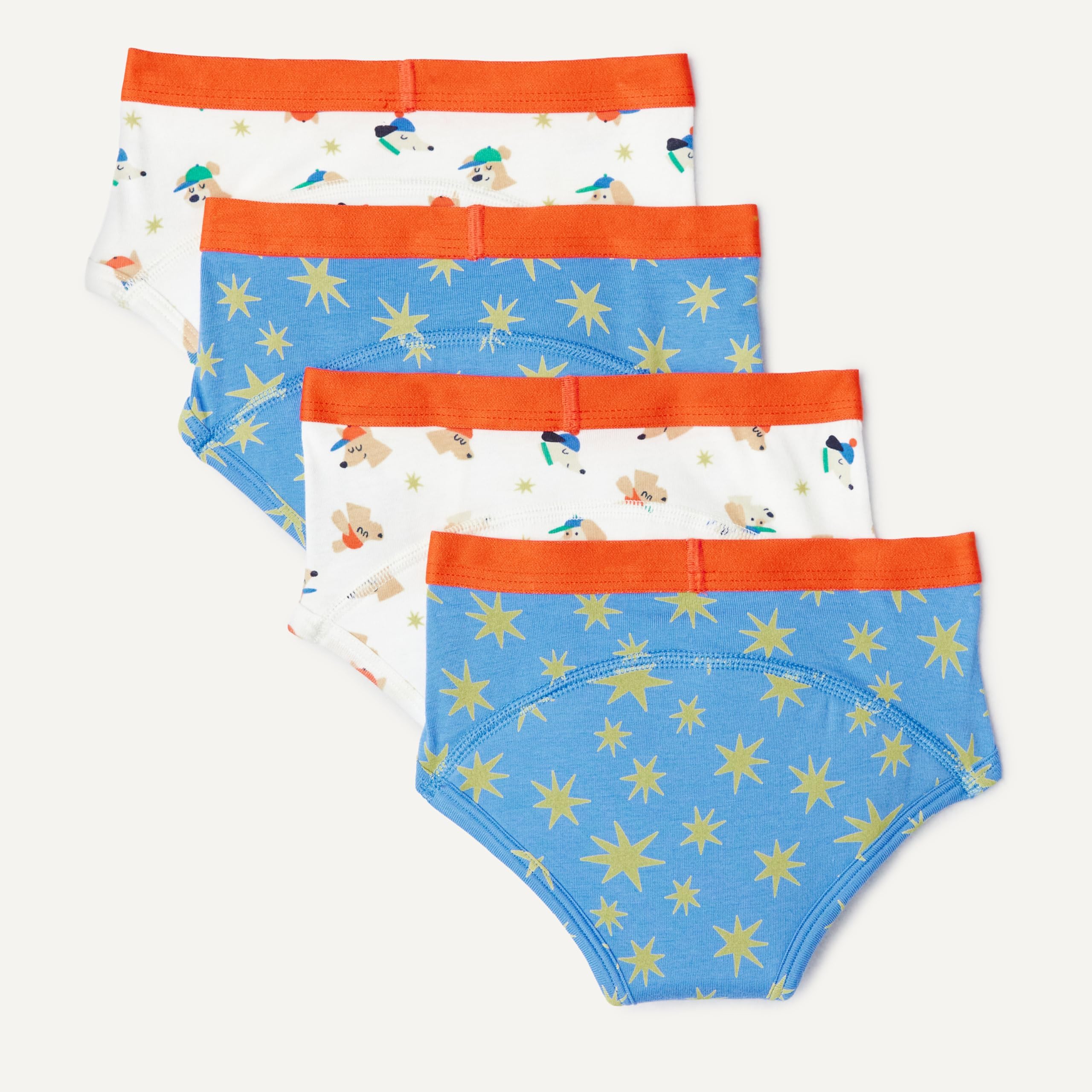 Amazon Essentials Mutandine da Apprendimento in Cotone Unisex - Bambini e ragazzi, Confezione da 4