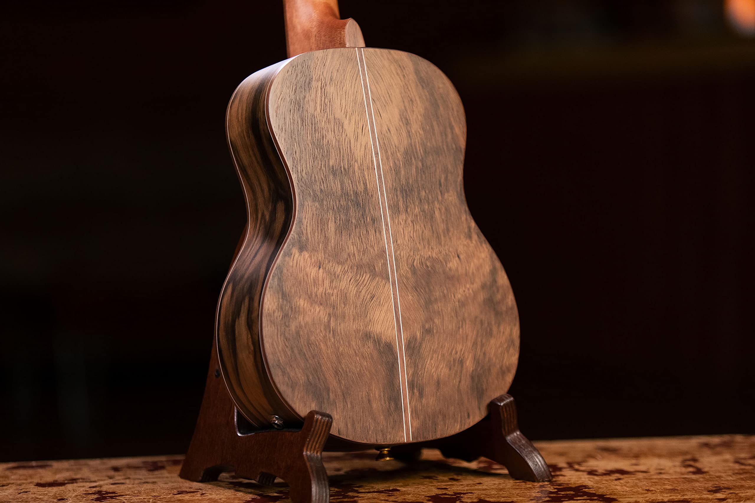 Ortega Guitars Ukulélé Tenor Electro-Acoustique – Série Lizard – Housse Incluse – Paldao, Naturel (LIZARD-TE-GB)