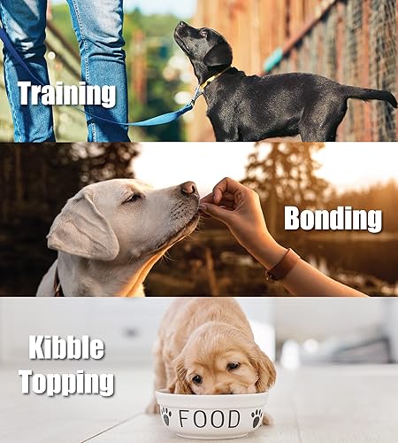 Miniatura 3 de Whole Life Pet Just One - Golosinas para perros de hígado de ternera, grado humano, liofilizadas, un ingrediente, entrenamiento o recompensa, sin