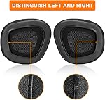 Replacement Ear Pads Cushions for Corsair Void & Corsair Void PRO RGB Wired/Wireless Gaming Headsets with Black Mesh Fabric, Memory Foam
