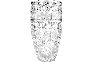 Bohemian Crystal Flower Vase: A Stunning Centerpiece for Your Home