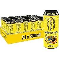 Monster Energy The Doctor – 24 Lattine da 500 ml, Energy Drink in Collaborazione con Valentino Rossi