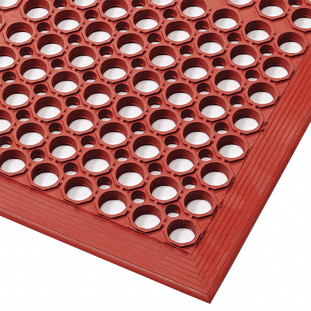 Notrax 562S0035BL 562 Sanitop 3' x 5' Black Safety Anti-Fatigue Drainage Mat : Industrial & Scientific