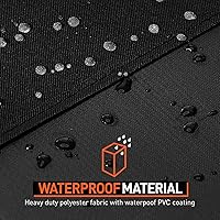 Vista 6 de Arcedo Cubierta de ahumador eléctrico de 40 pulgadas para ahumador Masterbuild, cubierta de parrilla impermeable resistente al agua, cubierta