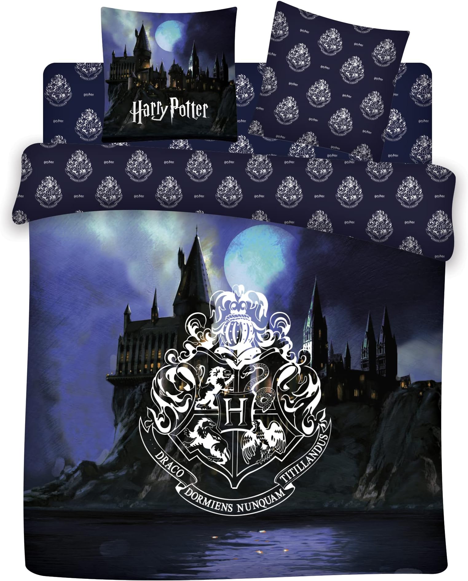 Parure Housse de Couette Harry Potter - 1 Housse de Couette + 1 taie d