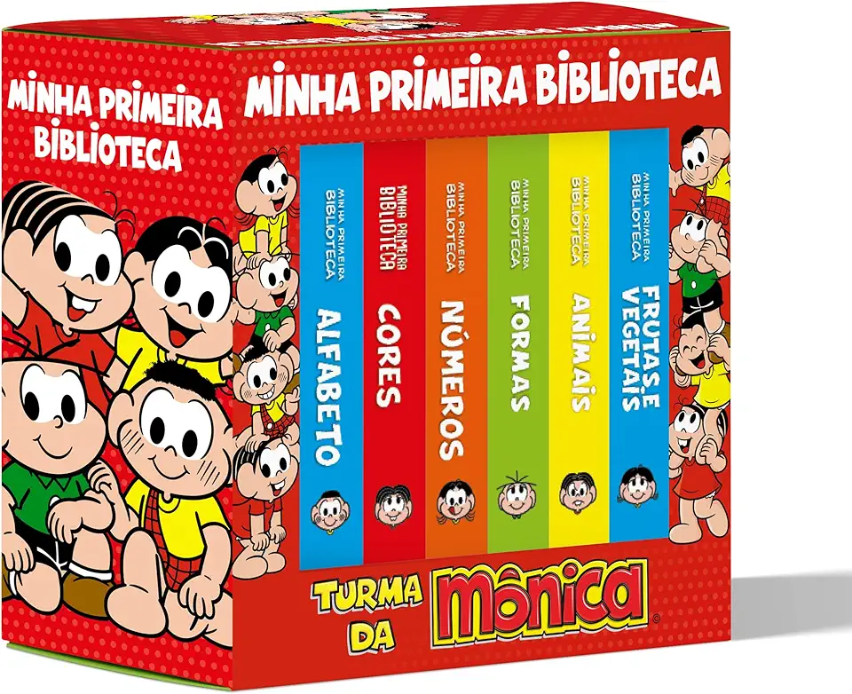 Box - Turma da Mônica Coleção Minha Primeira Biblioteca