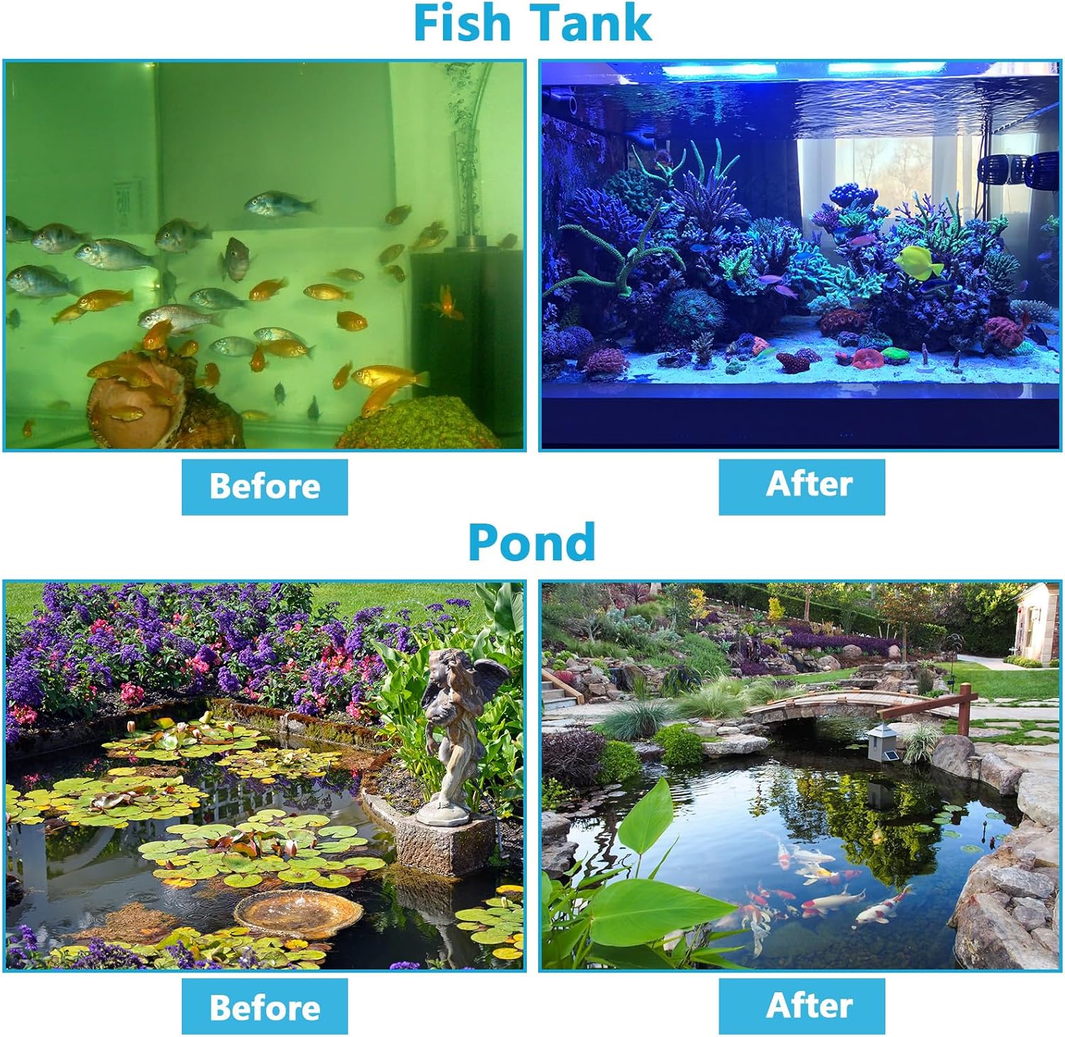 55 Watt Light Bulb with 4-Pin Bulb Base 2G11 Compatible with Aqua Medic Helix Max 55, Jebo, Oase Bitron 55 Clarifier, Bitron 110 Clarifier, Jebao pu55（2PCS）