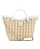 Atalia Mini Tote&comma; Natural&sol;White