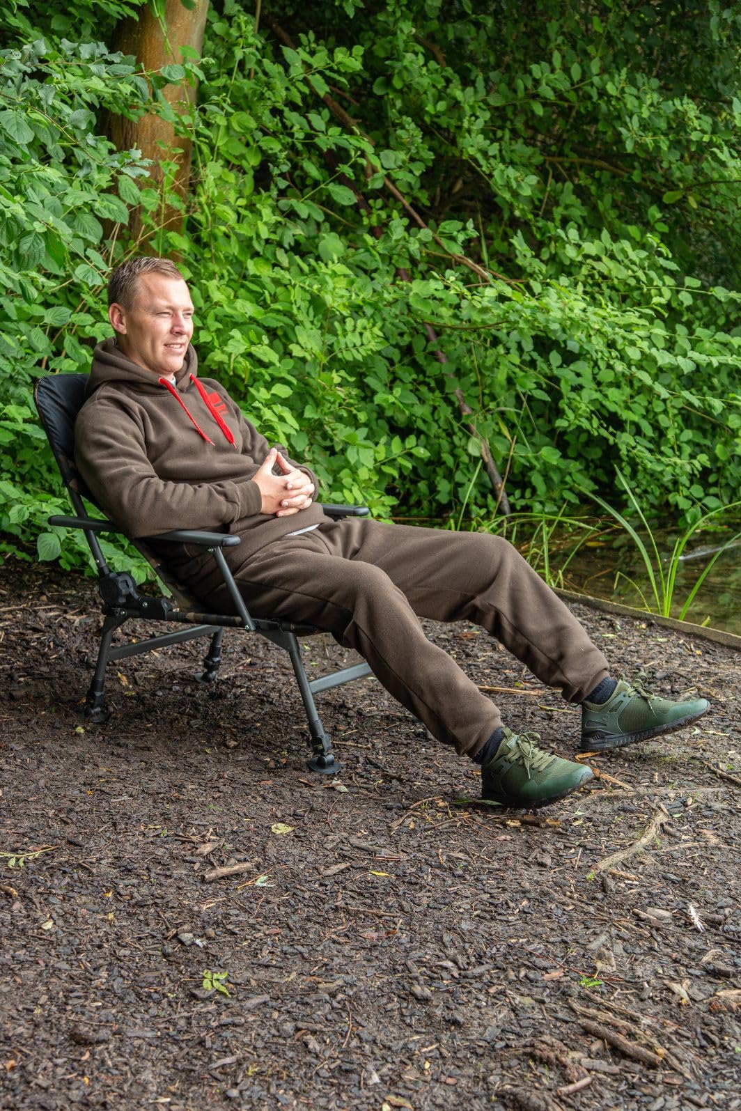 Ultimate Sedia Da Pesca Alla Carpa COM4 Recliner Comfort Chair Camo - Sedia Carpfishing