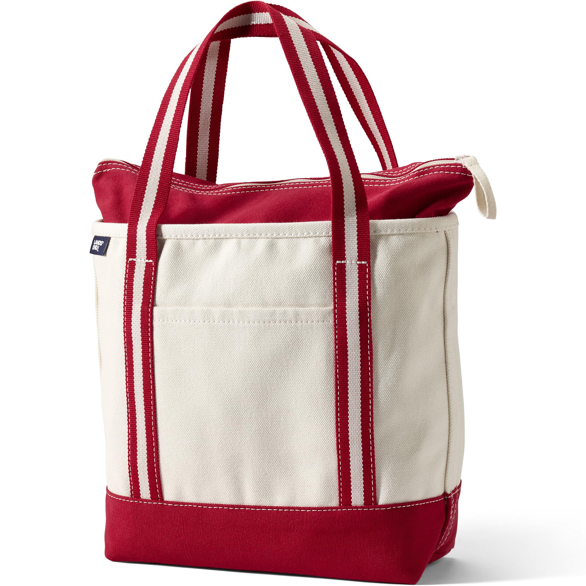 Lands' End Zip Canvas Tote