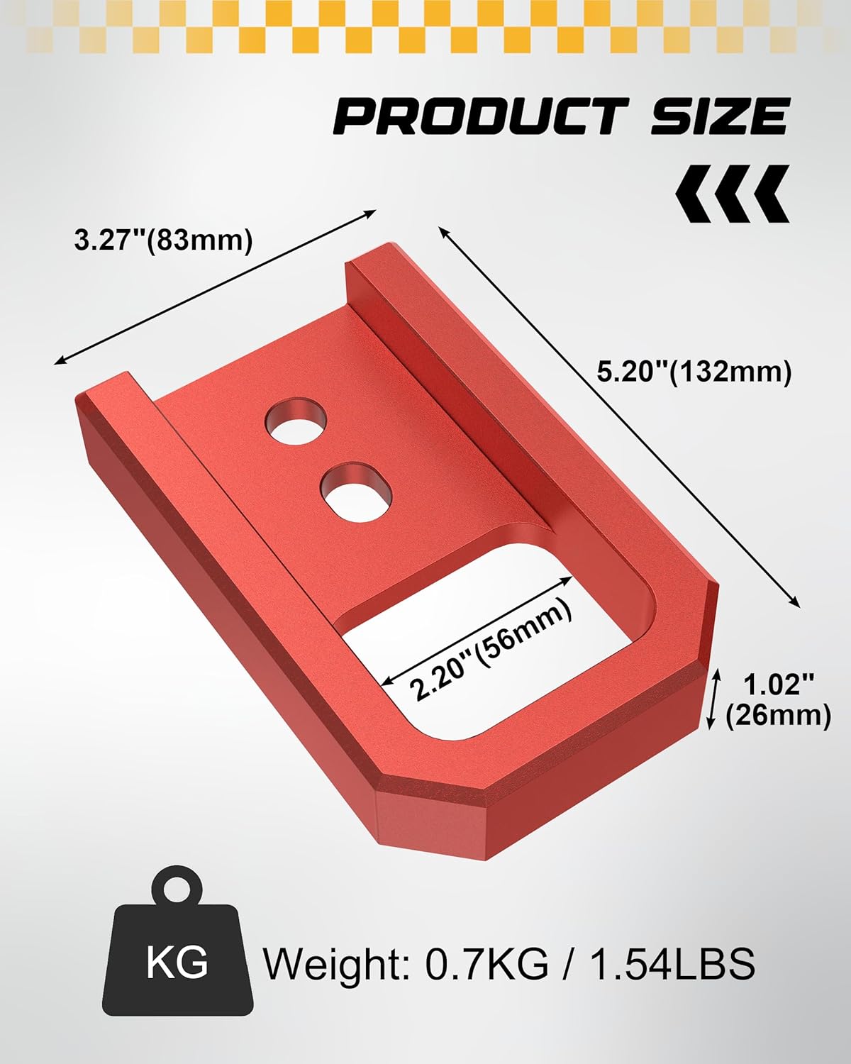 RETRUE Front Tow Hooks with Soft Shackle, 6000Lbs Capacity – Compatible with 2024-2026 Toyota Tacoma, 2025-2026 4Runner, 2024-2025 Land Cruiser 250, Essential Towing Accessory 2pcs