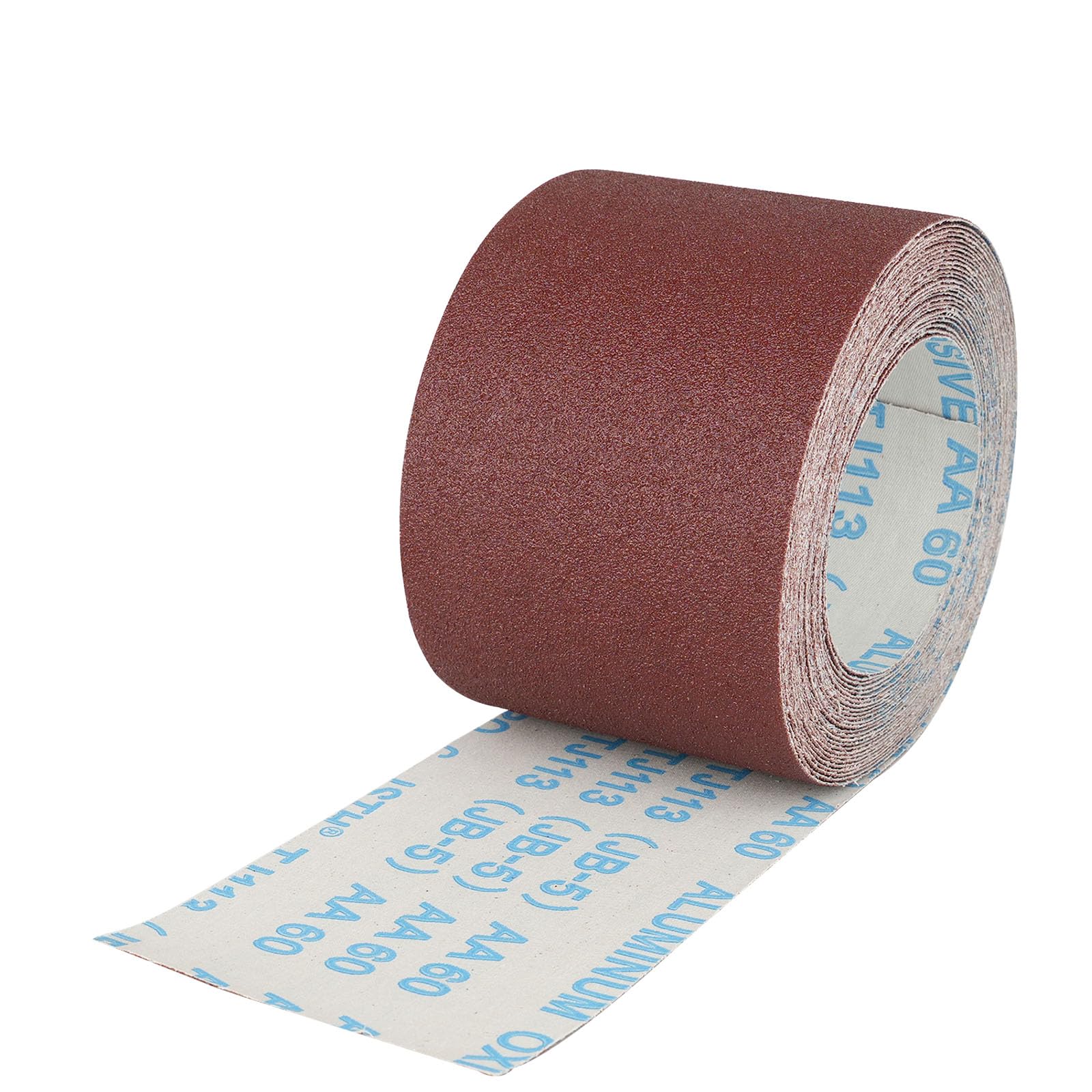 60 Grit Sandpaper Roll 4 Inch x 32.8 Feet Aluminum Oxide Emery Cloth Roll with Box 10 CM x 10 M Sanding Paper for Wood Sanding Automotive Polishing (