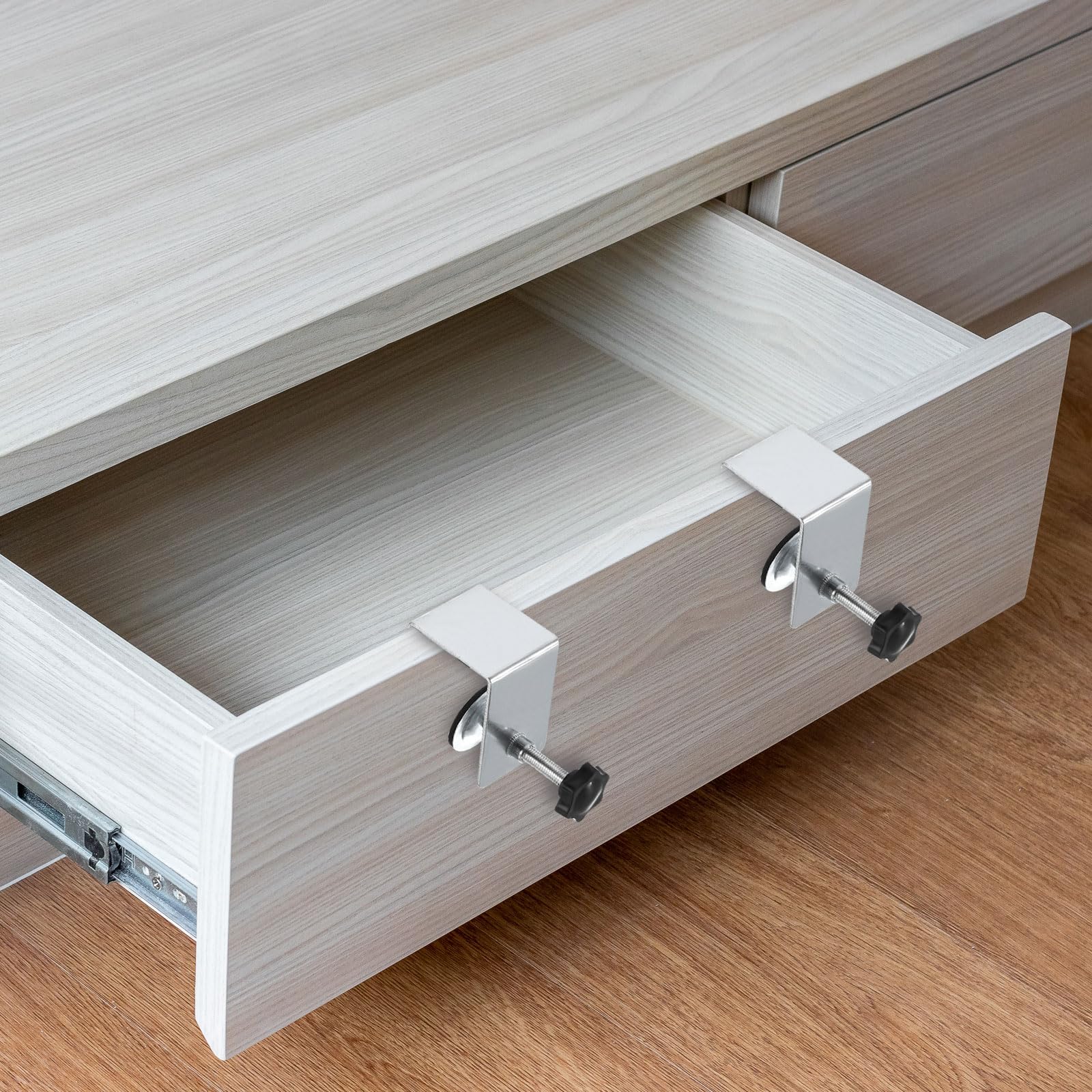 Pince De Fixation Avant Tiroir – C 5-37mm, Rapide à Installer, Sans Marque, Argentée