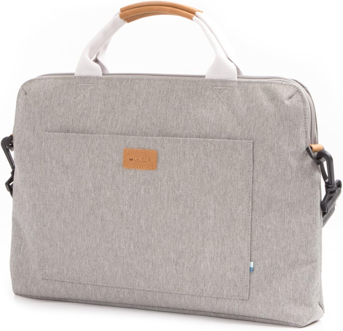 GOLLA BAGS Original Briefcase, 38 cm, 3.9 liters, Grey (Salt & Pepper)
