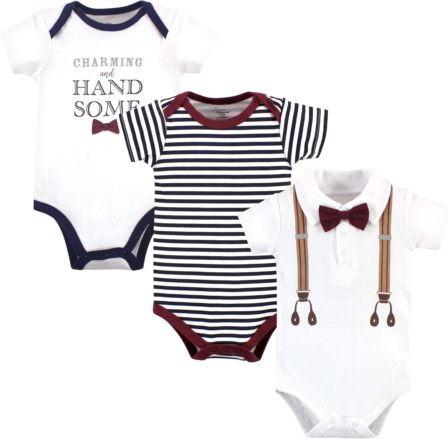Little Treasure Unisex Baby Cotton Bodysuits