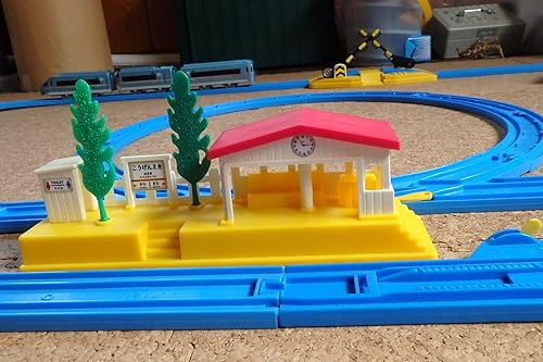 Miniatura 3 de Pla-rail Comienza a construir pla-riel! Juego de rieles básicos.