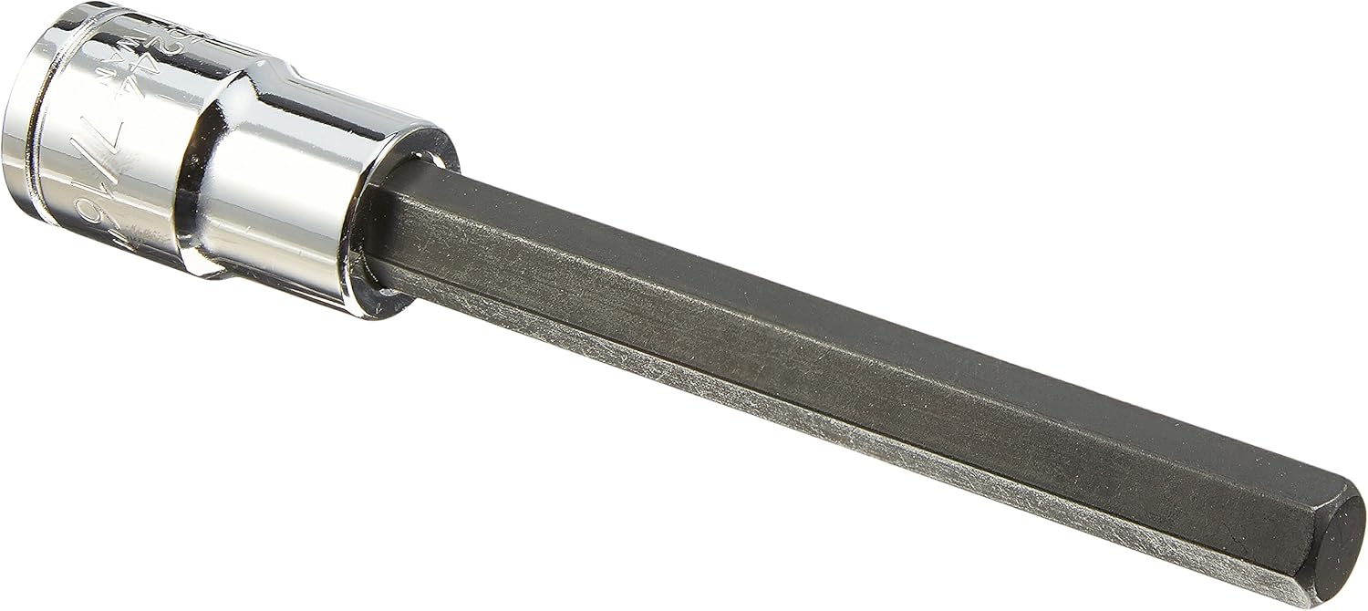 Williams 35244 1/2-Inch Drive Hex Long Bit Socket, 7/16-Inch