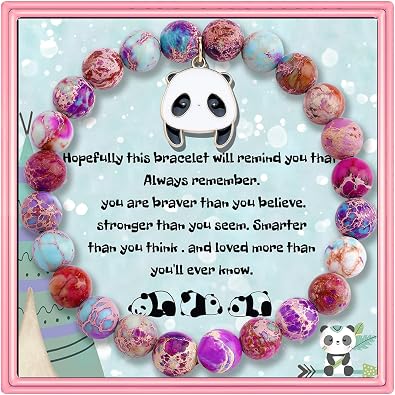 PARTNER Panda Lover Friendship Bracelet - Panda Charm Jewelry Inspiration Gift