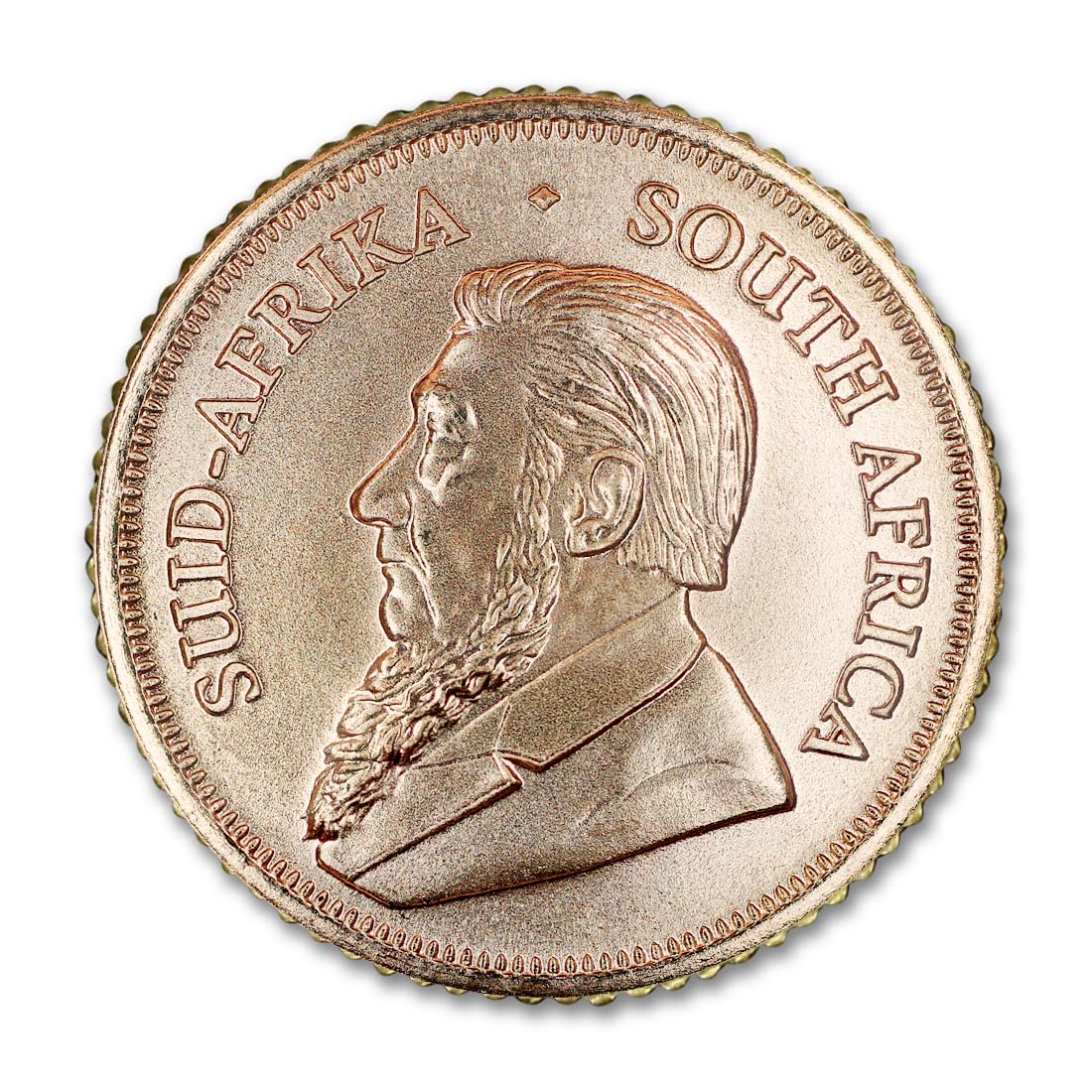 2025 1/10 oz South African Gold Krugerrand Coin Brilliant Uncirculated with Certificate of Authenticity 1/10 Rand BU