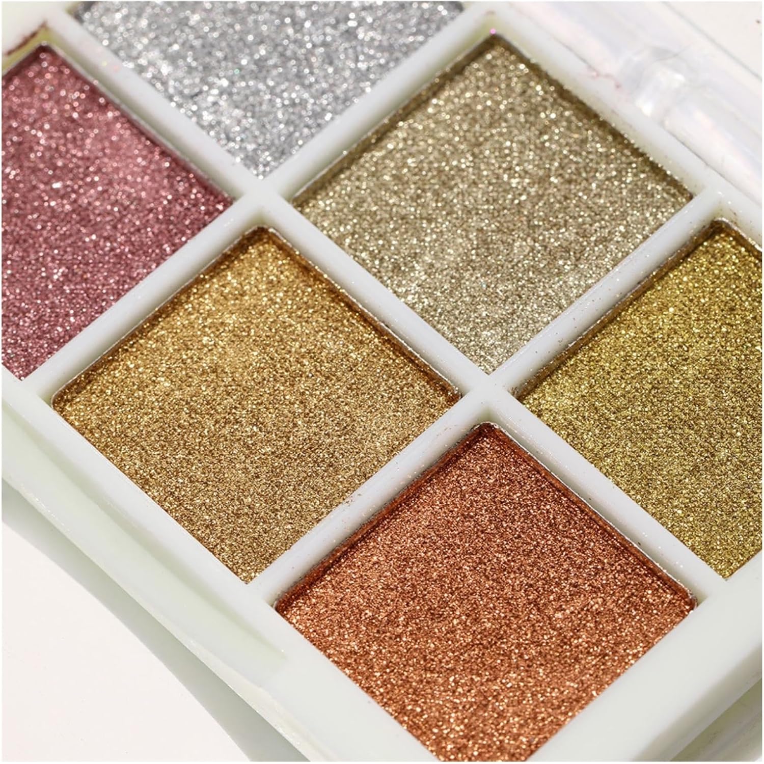 6-Color Mirror Nail Powder – Solid Chrome & Aurora Pigments, Ultra-Fine Low-Dust Formula for Extended-Wear Manicure Decoration(4 pcs)