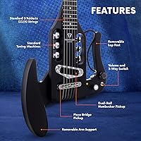 Vista 2 de Traveler Guitar Guitarra acústica Pro-Series Mod-X (negro mate), derecha, (PSM BKM)