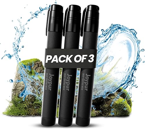 Miniatura 23 de Pajita de Filtro de Agua Portátil para Supervivencia, Equipo Esencial para Acampar y Senderismo, Pajita de Purificación de Agua para Viajes,