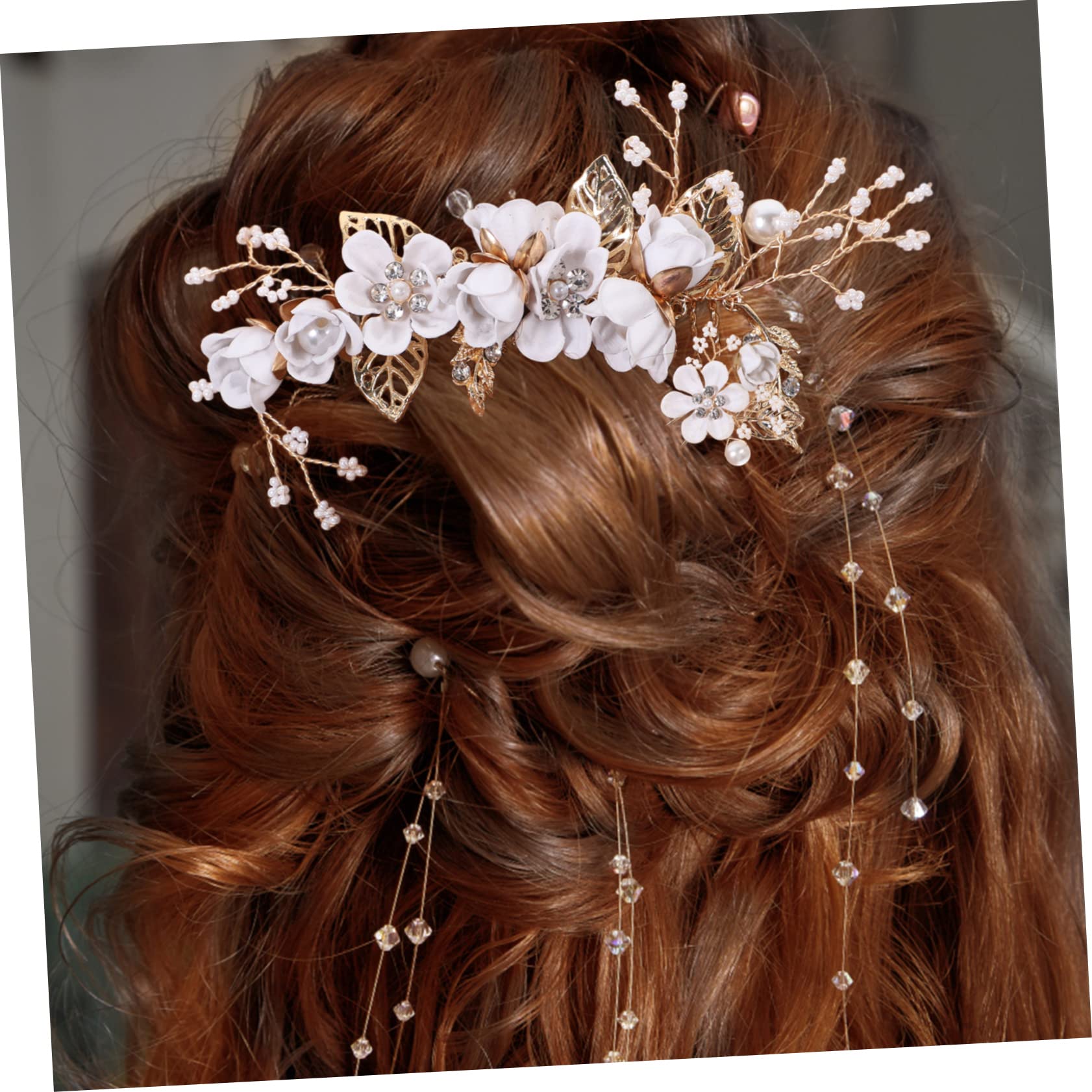 Housoutil 16pezzi Pettine Per Floreale e Accessori Per Sposa Eleganti e Chic Combinazione Di Decorazioni Per Matrimonio e Occasioni Speciali