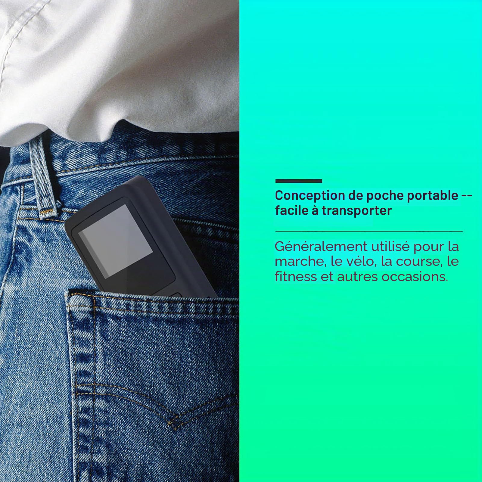 Estink Récepteur Radio Numérique DAB/DAB+ Portable avec Bluetooth, Lecteur MP3, Écran LCD 1,8 Pouces, Carte TF jusqu'à 64 Go, Écouteurs Inclus