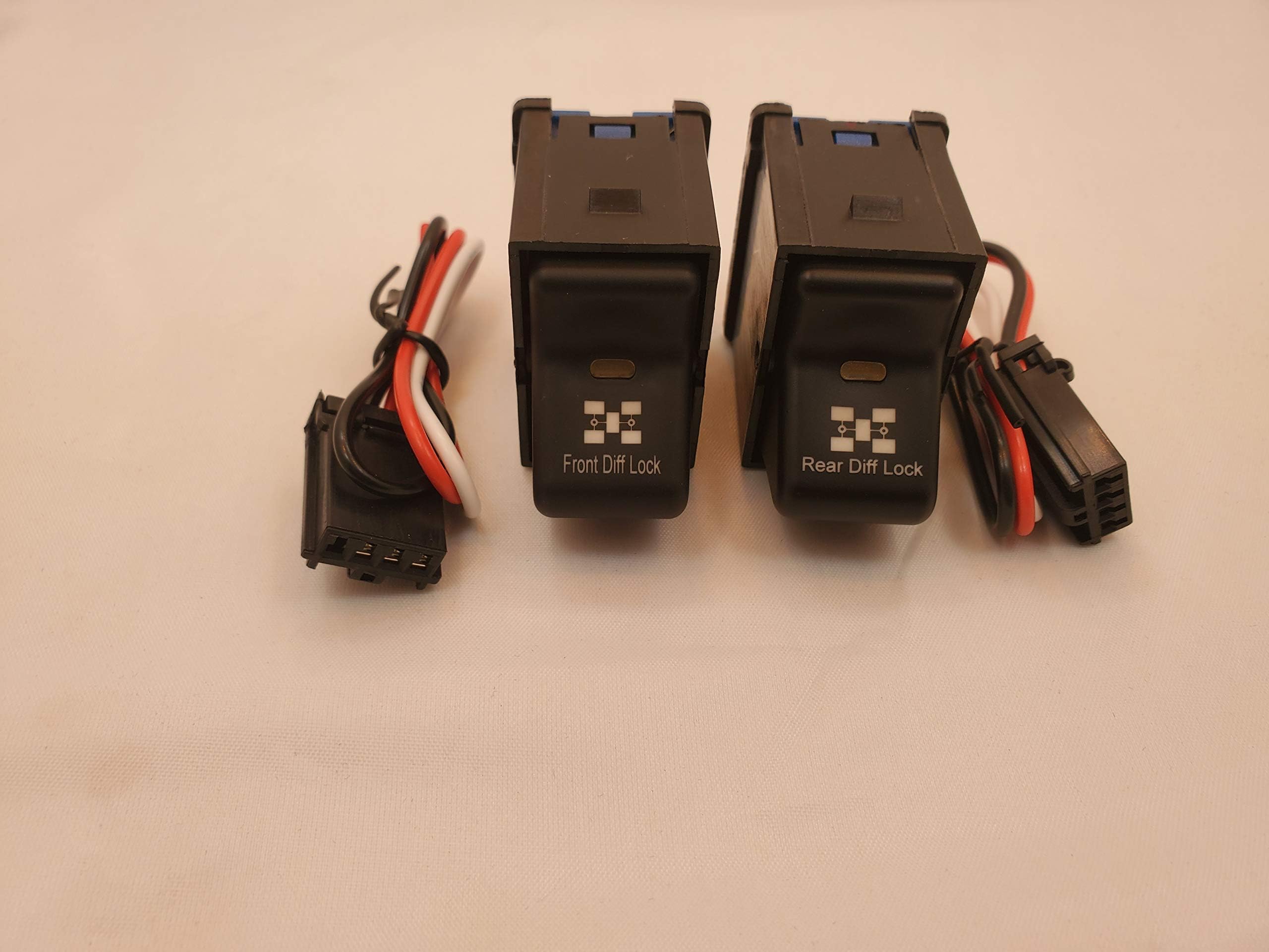 Fits The Jeep® TJ Rocker Switch Pair- Front Locker - Rear Locker Switches 1997-2006