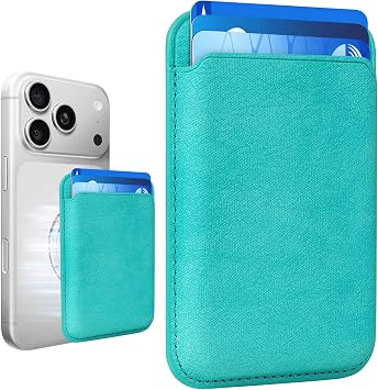 Magnetic Wallet Cell Phone Card Holder for Phone Case with Mag-Safe