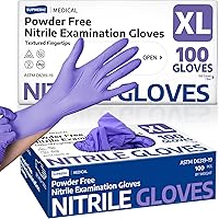 Vista 9 de Medical Soft Max™ Nitrile Disposable Gloves, 100 Ct Latex-Free Powder-Free Food Safe Cooking Cleaning Lab Exam Glove