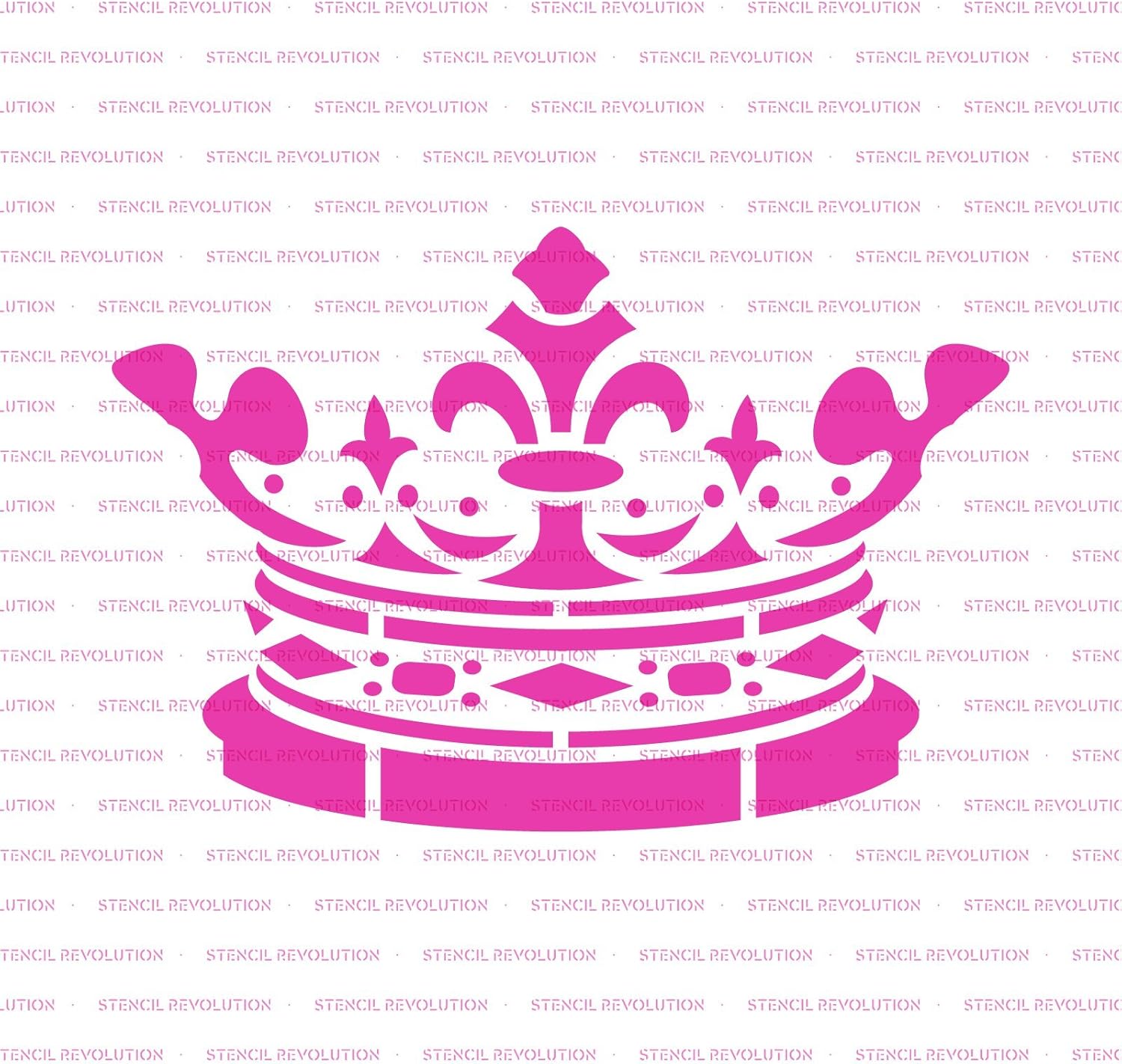 King Crown Stencil - Crown Stencil, Crown Design, Royal Stencil, Art Stencils, Template